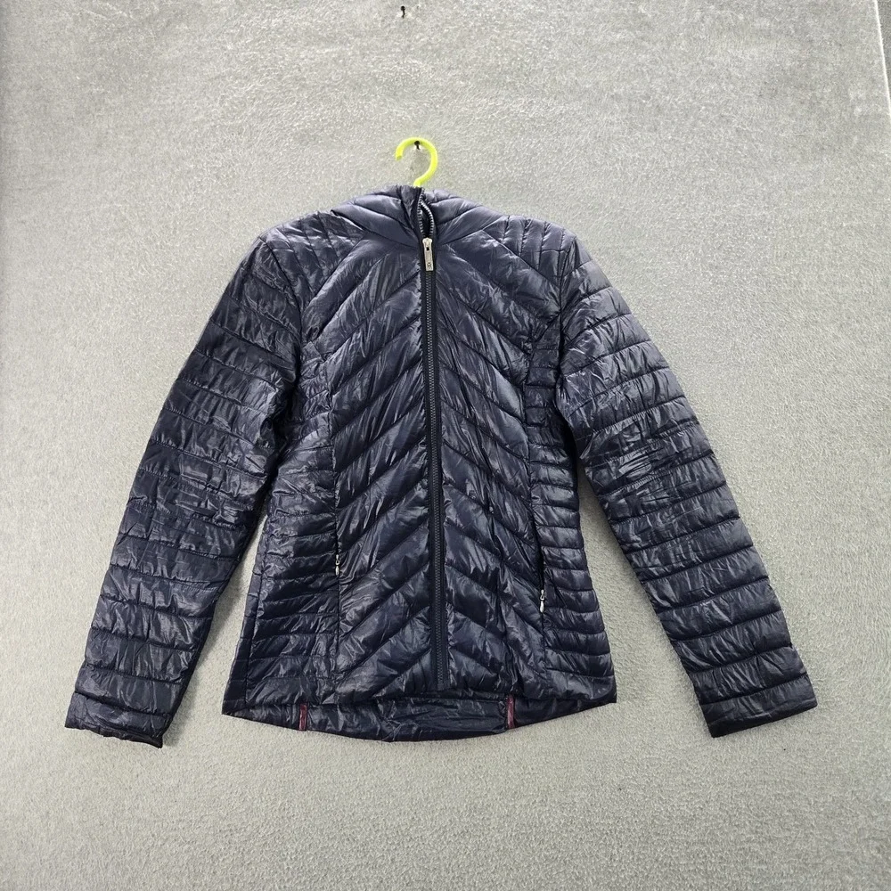 Tommy Hilfiger Men Jacket S Blue Natural‎ Down Puffer Knit Fleece Liner